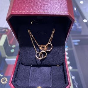 Cartier Love Necklace w/ diamonds